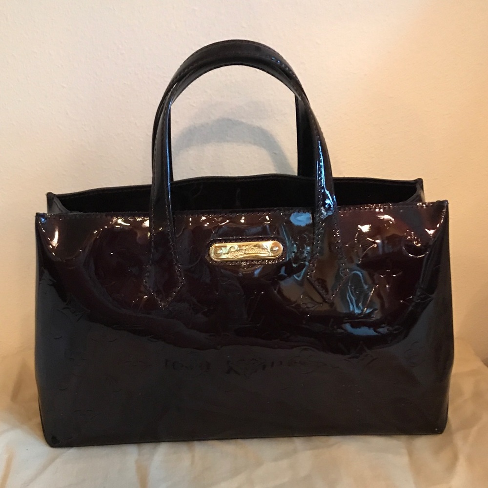 Louis Vuitton Wilshire Monogram Amarante Vernis PM handbag